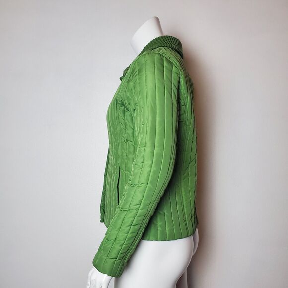 Vintage Y2K E Studio Green Quilted Jacket - Picture 4 of 8